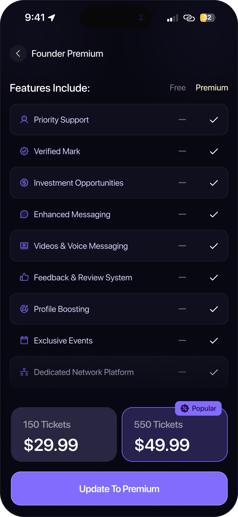 Founder screen 2